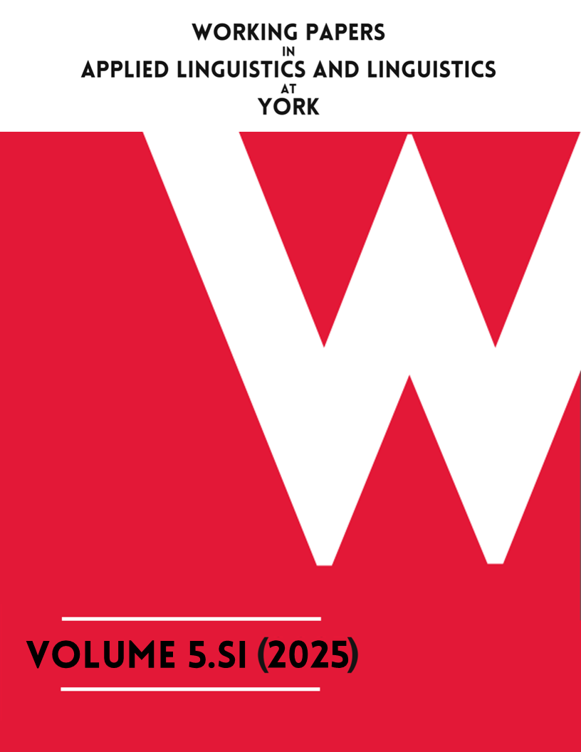 					View Vol. 5 No. SI (2025): Proceedings of the 2025 Graduate Symposium in Linguistics and Applied Linguistics
				